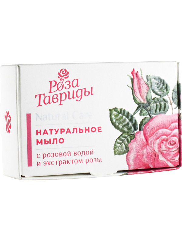 Натуральное мыло с розовой водой и экстрактом розы Роза Тавриды