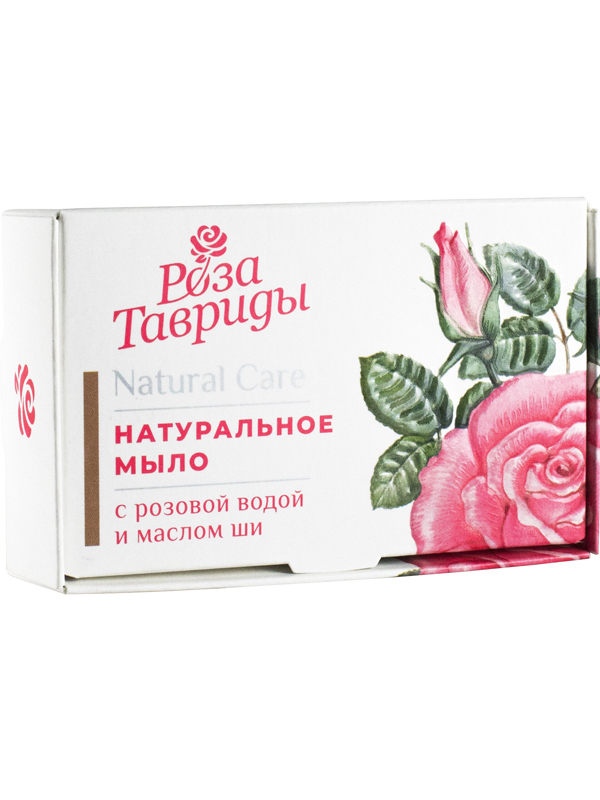 Натуральное мыло с розовой водой и маслом ши Роза Тавриды